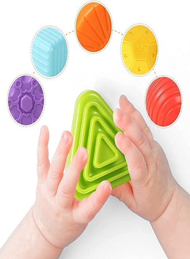 BIG FOLK BIGFOLK® Montessori Baby Sorter Toy| Colorful Cube with 9 Sensory Shapes | Fine Motor Skill Development Toy for 12-18 Months | Early Learning Gift for Boys & Girls| BPA-Free & Safe for Toddlers - Image 2